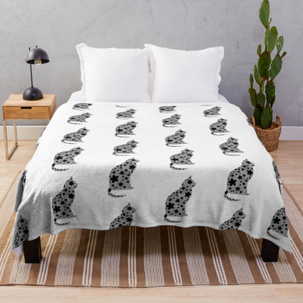 Item preview, Floral Cat - Black  designed and sold by Majo Art ✦ Digital Artist .