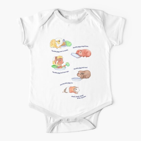 This Litte Piggy Short Sleeve Baby One-Piece