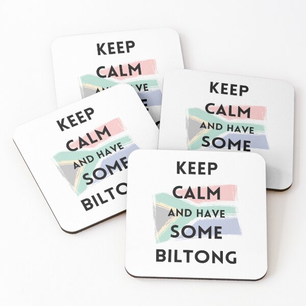 Item preview, Mantenga la calma y tome un poco de Biltong designed and sold by MerWishes.