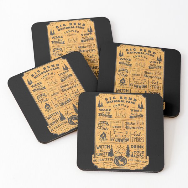 Item preview, Big Bend National Park Camping Rules designed and sold by JordanHolmes.