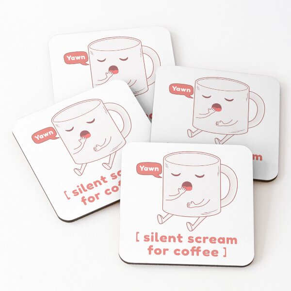 Item preview, Silent Scream For Coffee - Cute Mug  designed and sold by ttttee.