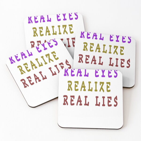 Item preview, real eyes realize real lies designed and sold by GOLDFAMILYSHOP.