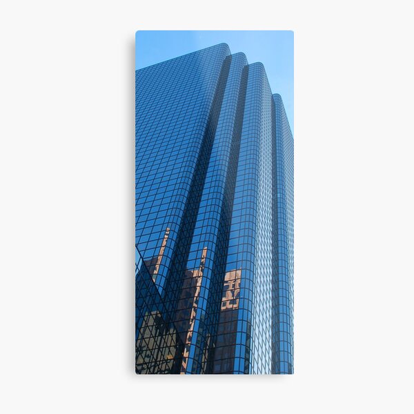 Boston Blue Glass Metal Print