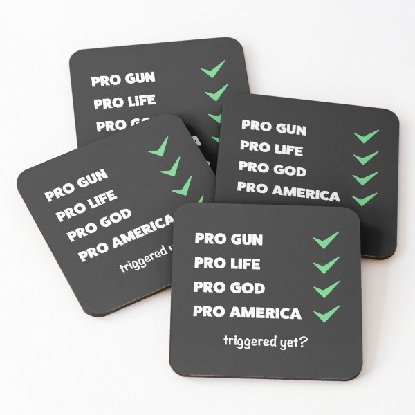 Item preview, Pro Gun - Pro Life - Pro America - Anti Woke - Funny Conservative Shirts designed and sold by WeAreRightStore.