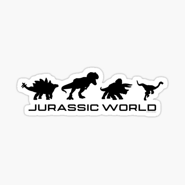jurassic world dinos Sticker