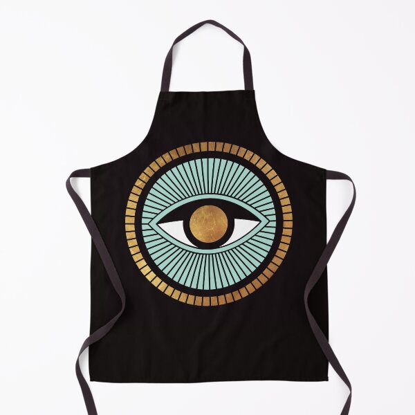 Item preview, Evil Eye Gold Amulet designed and sold by Inogitna Designs.