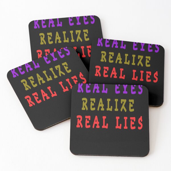 Item preview, real eyes realize real lies designed and sold by GOLDFAMILYSHOP.