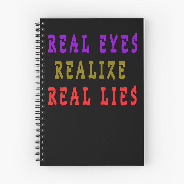 Item preview, real eyes realize real lies designed and sold by GOLDFAMILYSHOP.