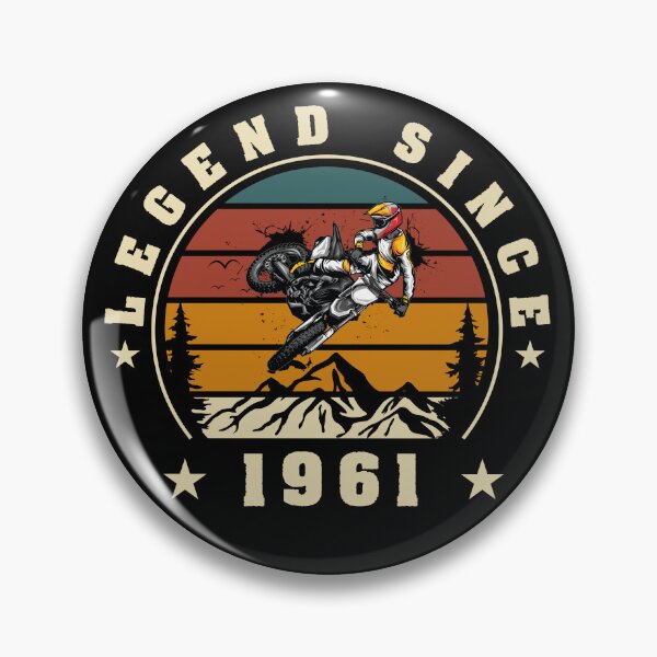 Item preview, 61 Years Old Birthday Motocross Legend Since 1961 designed and sold by starider.