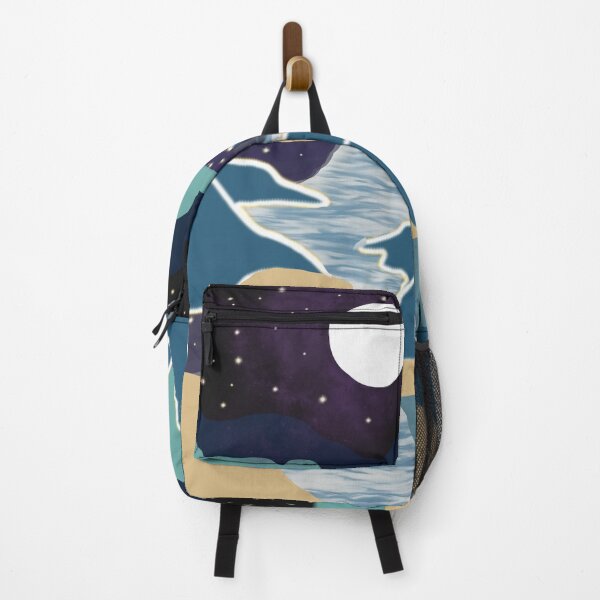 Item preview, Silver lake and serene mountains under starred sky    designed and sold by BHAVANI REDDY.