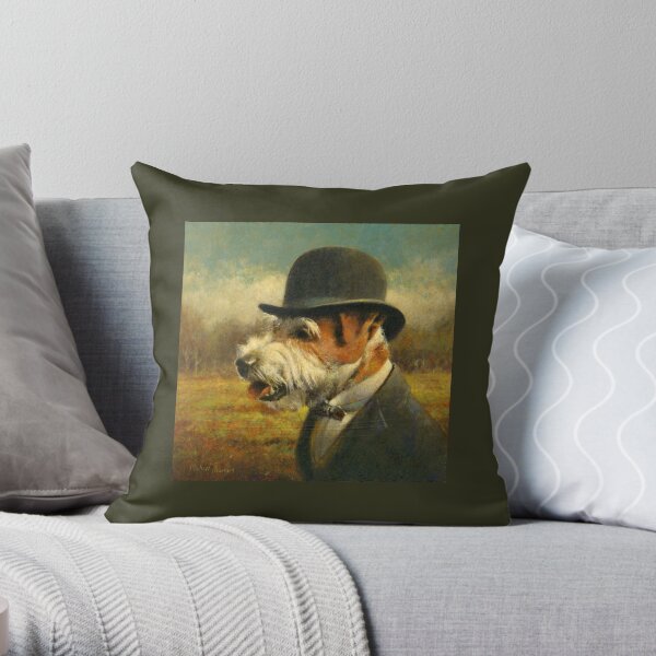 Vintage Jack Russell Throw Pillow