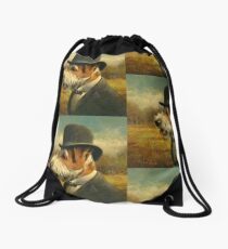 Vintage Jack Russell Drawstring Bag