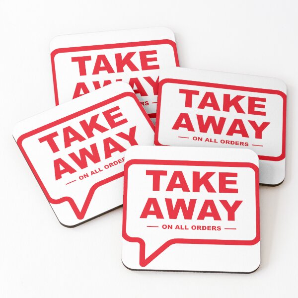 Item preview, TAKE AWAY ON ALL ORDERS designed and sold by Scopestor.