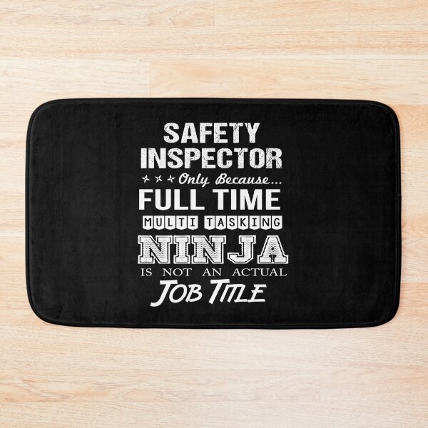 Item preview, Safety Inspector T Shirt - Multitasking Ninja Job Gift Item Tee designed and sold by watkinsmat.