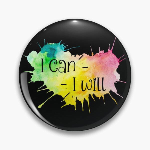 Item preview, I can, I will designed and sold by MerWishes.