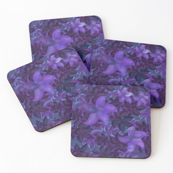 Item preview, Purple Tropical Abstract Collage 2097 designed and sold by sunnthreads.