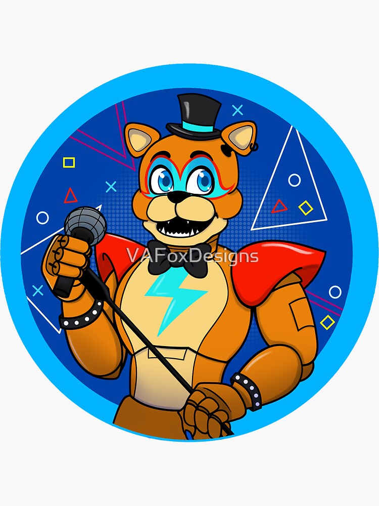 Freddy and Friends -ORIGINAL - Five Nights At Freddys - Sticker