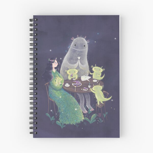Item preview, STAR CIRCUIT AXOLOTTLE Tea party friends transparent background designed and sold by morikoMomoko.