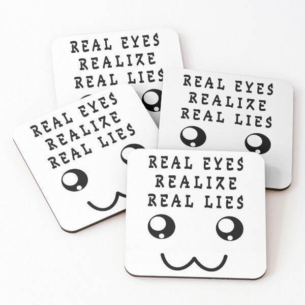 Item preview, real eyes realize real lies designed and sold by GOLDFAMILYSHOP.