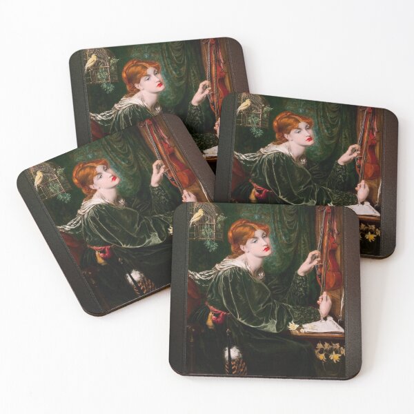 Item preview, Veronica Veronese by Dante Gabriel Rossetti Remastered Xzendor7 Classical Art Old Masters Reproductions designed and sold by Xzendor7 Digital Art Creations.