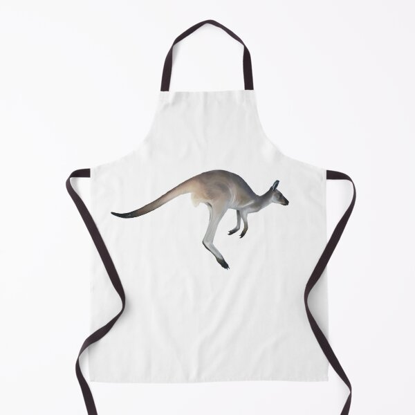 Item preview, Bouncing Kangaroo. Australian Grey Kangaroo an iconic animal hoping through the bush. Realistically illustrated. designed and sold by PlumpPlumStudio.