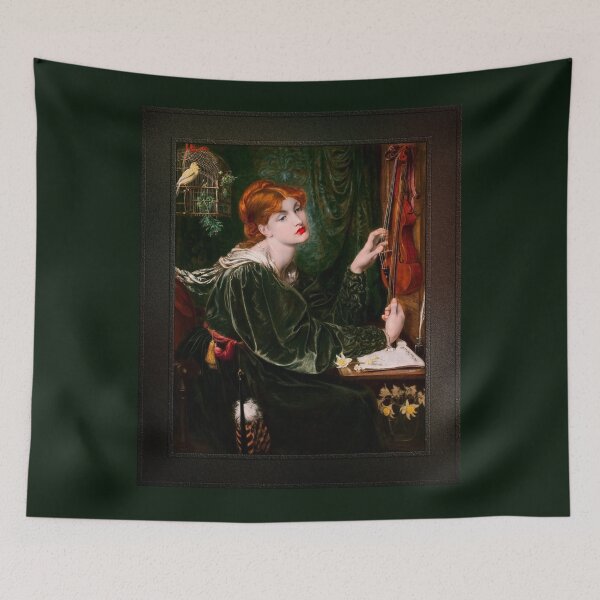 Item preview, Veronica Veronese by Dante Gabriel Rossetti Remastered Xzendor7 Classical Art Old Masters Reproductions designed and sold by Xzendor7 Digital Art Creations.