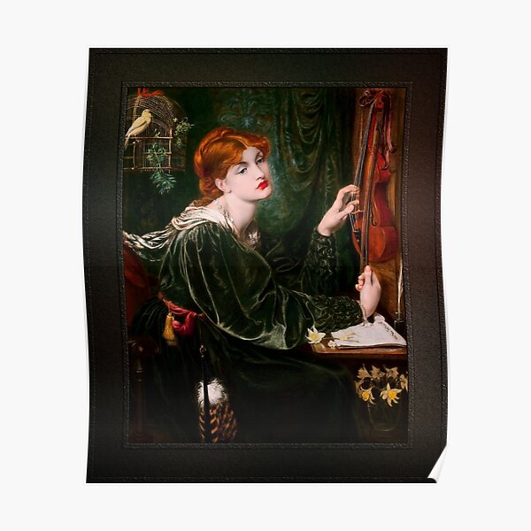 Veronica Veronese By Dante Gabriel Rossetti Remastered Xzendor Classical Art Old Masters