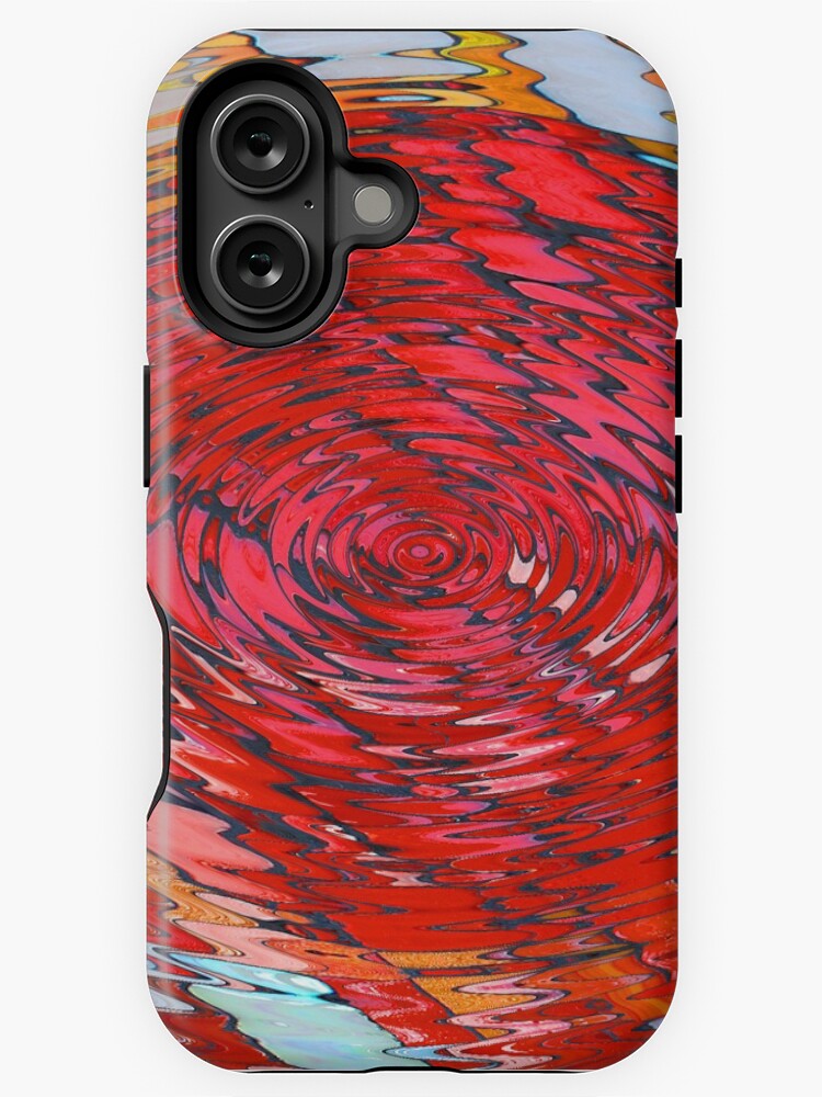 Thumbnail 1 of 4, iPhone Case, Fish Waves designed and sold by KateRattray.