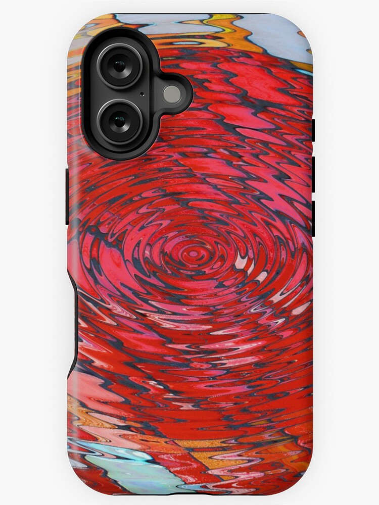 Thumbnail 1 of 4, iPhone Case, Fish Waves designed and sold by KateRattray.