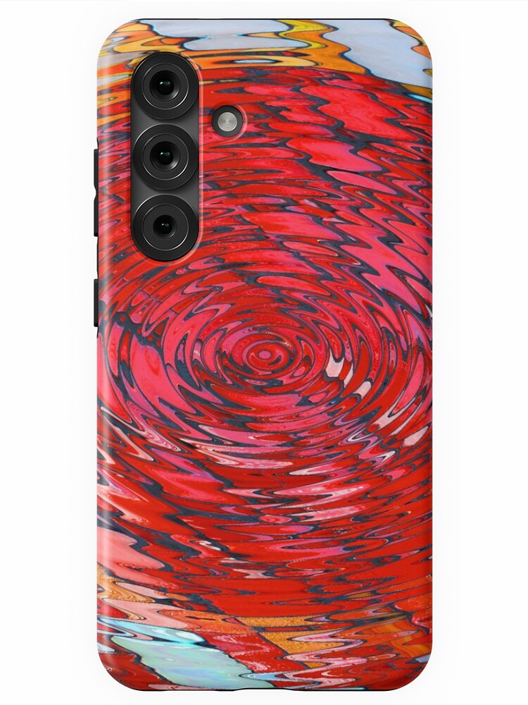 Thumbnail 1 of 4, Samsung Galaxy Phone Case, Fish Waves designed and sold by KateRattray.