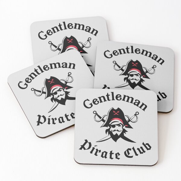 Item preview, Official Gentleman Pirate Club In Grey & Black™ designed and sold by tjpirate1.