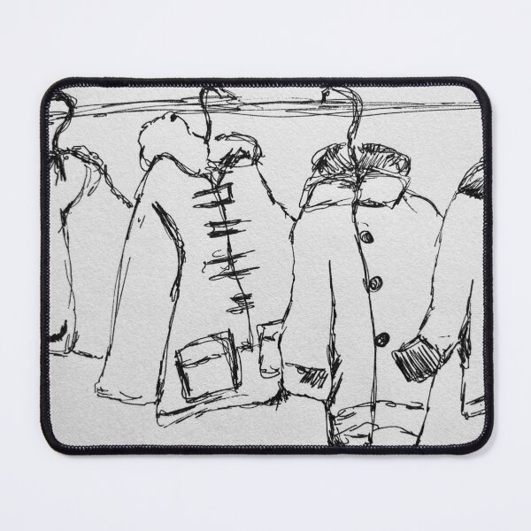 Item preview, Coats in closet sketch designed and sold by RocioRubio.