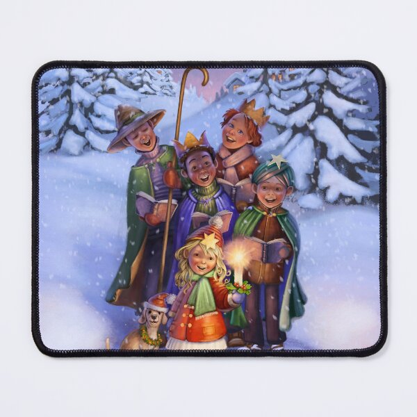 Les chanteurs de Noël Tapis de souris