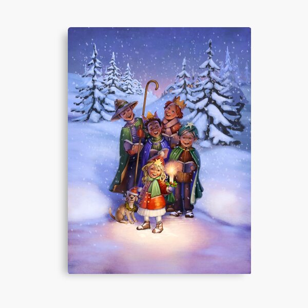 Los villancicos navideños Lienzo