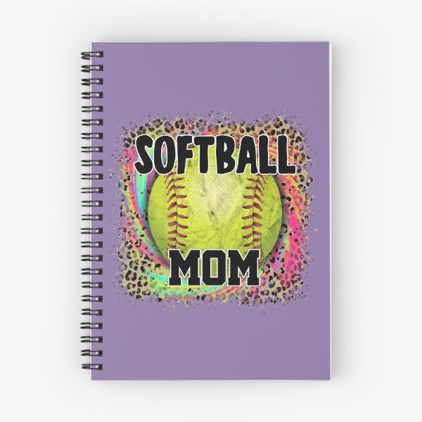 Item preview, Softball Mom Tie Dye Leopard Print Yellow Ball designed and sold by ChicoryJunction.