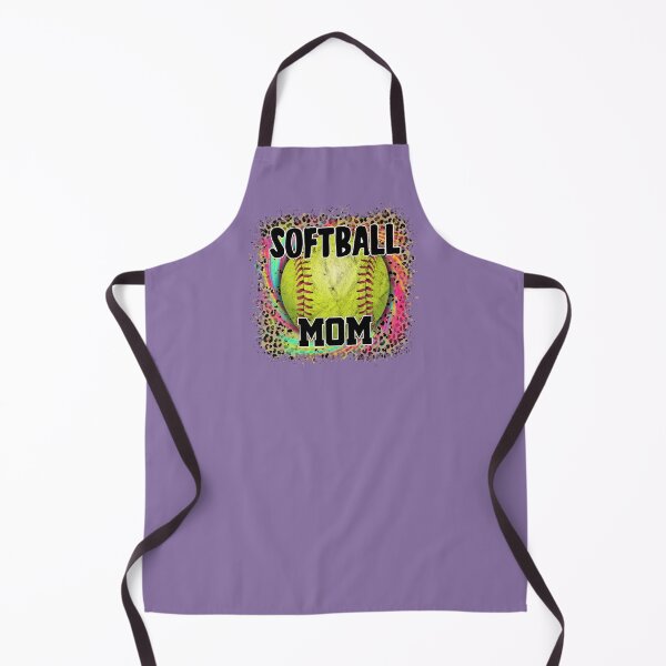 Item preview, Softball Mom Tie Dye Leopard Print Yellow Ball designed and sold by ChicoryJunction.
