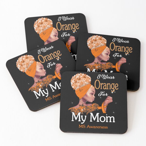 Item preview, Multiple Sclerosis Awareness Black Girl I Wear Orange For My Mom designed and sold by tenjun16.