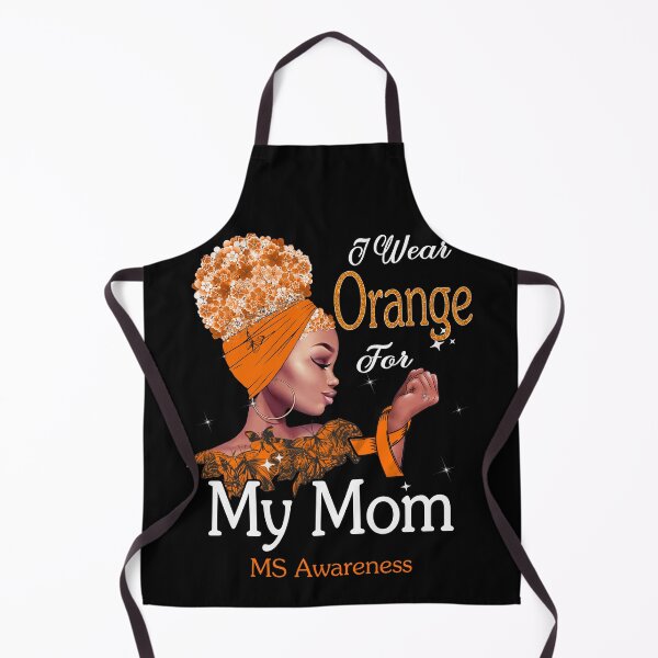 Item preview, Multiple Sclerosis Awareness Black Girl I Wear Orange For My Mom designed and sold by tenjun16.