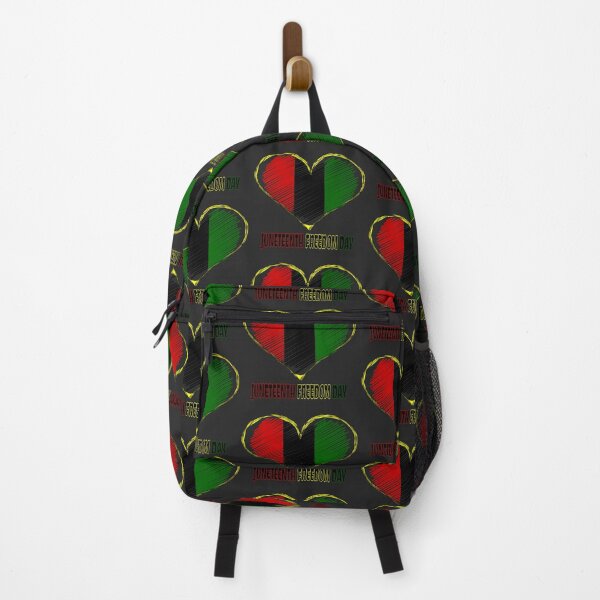 Item preview, happy juneteenth african flag heart freedom day emancipation designed and sold by Gossip Rag.