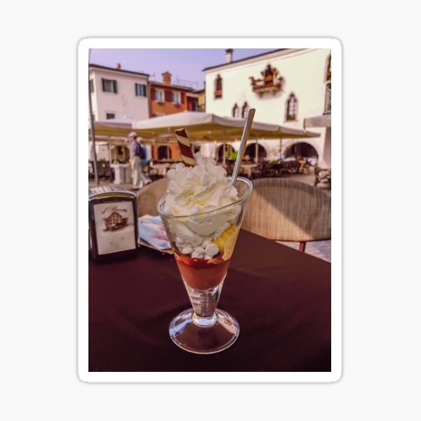 Real Italian ice-cream Sticker
