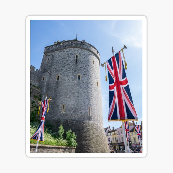 Windsor Castle tower view Sticker