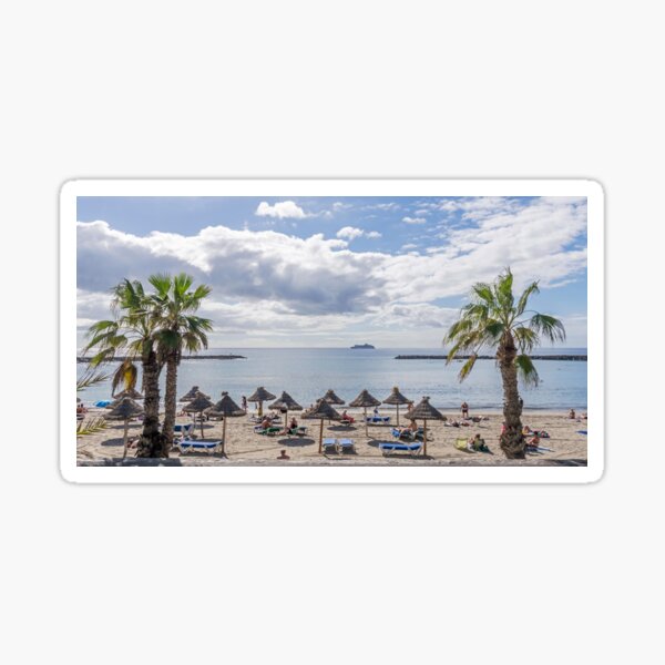 Tenerife beach view Sticker