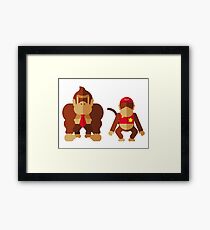 Cool monkeys Framed Print