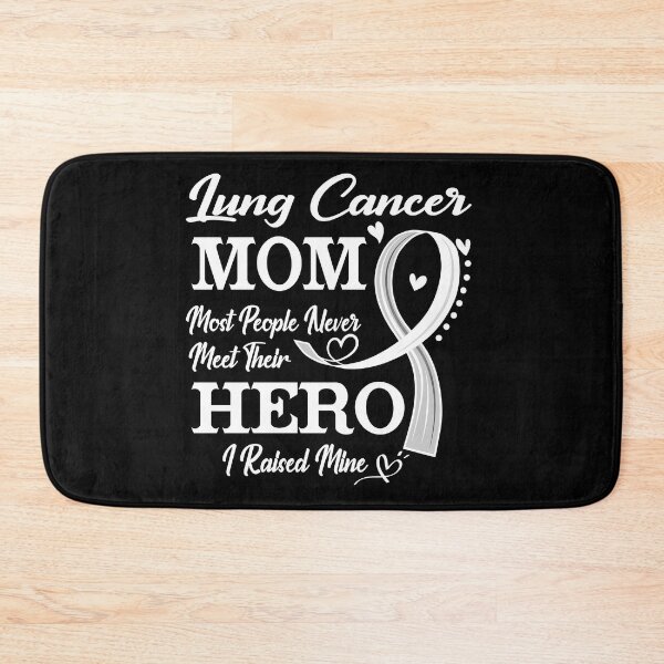 Item preview, Proud Lung Cancer Mom Most People Never Meet Their Hero I Raised Mine Lung Cancer Awareness designed and sold by Kohend.