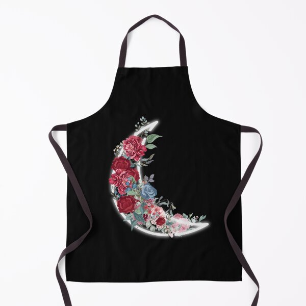Item preview, floral moon designed and sold by LU NA.