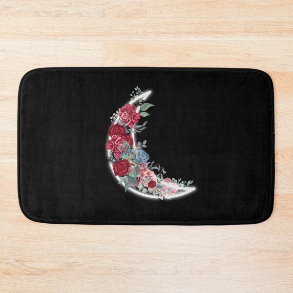 Item preview, floral moon designed and sold by LU NA.