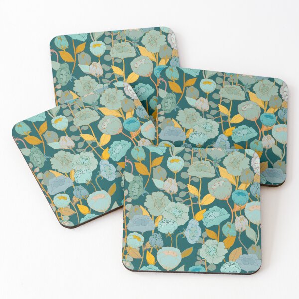 Item preview, Wonderland Flowers Blue designed and sold by Cecilia Mok.
