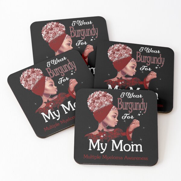 Item preview, Multiple Myeloma Awareness Black Girl I Wear Burgundy For My Mom designed and sold by tenjun16.