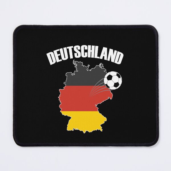 Item preview, Deutschland Football Map - German Flag Soccer designed and sold by TravelScientist.