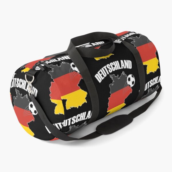 Item preview, Deutschland Football Map - German Flag Soccer designed and sold by TravelScientist.